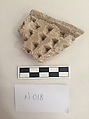 Stucco Fragment, Stucco; carved