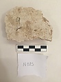 Stucco Fragment, Stucco; carved and painted