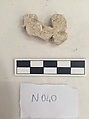Stucco Fragment, Stucco; carved and painted
