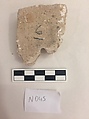 Stucco Fragment, Stucco; carved, painted (?)