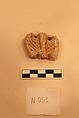 Stucco Fragment, Stucco; carved