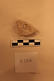 Stucco Fragment, Stucco; carved and painted