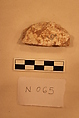 Stucco Fragment, Stucco; carved and painted