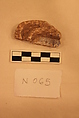 Stucco Fragment, Stucco; carved and painted
