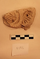 Stucco Fragment, Stucco; carved