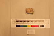Stucco Fragment, Stucco; painted