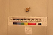 Stucco Fragment, Stucco; painted