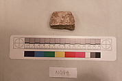 Stucco Fragment, Stucco; carved, painted (?)