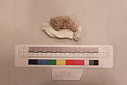 Stucco Fragment, Stucco; carved and painted