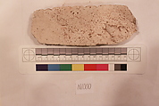 Stucco Fragment, Stucco; carved, painted