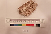 Stucco Fragment, Stucco; carved
