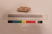 Stucco Fragment, Stucco; carved