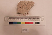 Stucco Fragment, Stucco; carved, painted