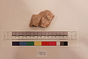 Stucco Fragment, Stucco; carved, painted