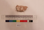 Stucco Fragment, Stucco; carved, painted
