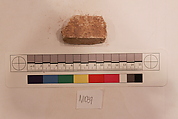 Stucco Fragment, Stucco; carved, painted