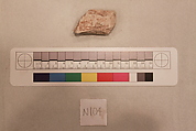Stucco Fragment, Stucco; carved, painted (?)