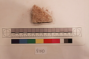 Stucco Fragment, Stucco; carved, painted