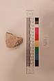 Stucco Fragment, Stucco; carved, painted