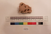 Stucco Fragment, Stucco; carved, painted