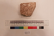 Stucco Fragment, Stucco; carved