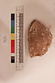 Stucco Fragment, Stucco; carved, painted