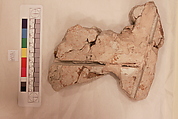 Stucco Fragment, Stucco; carved, painted.