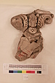 Stucco Fragment, Stucco; carved, painted.