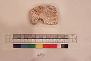 Stucco Fragment, Stucco; carved, painted