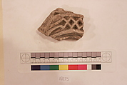 Stucco Fragment, Stucco; carved, painted
