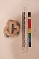 Stucco Fragment, Stucco; carved, painted
