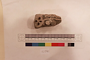 Stucco Fragment, Stucco; carved
