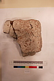 Stucco Fragment, Stucco; carved, painted