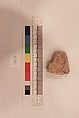Stucco Fragment, Stucco; carved, painted