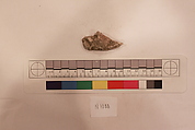 Stucco Fragment, Stucco; carved, painted (?)