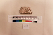 Stucco Fragment, Stucco; carved and painted
