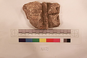 Stucco Fragment, Stucco; carved, painted
