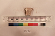 Stucco Fragment, Stucco; carved, painted