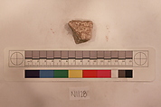 Stucco Fragment, Stucco; carved, painted