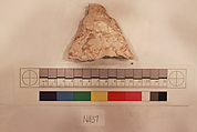 Stucco Fragment, Stucco; carved
