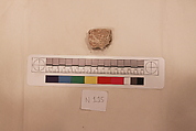 Stucco Fragment, Stucco; carved and painted