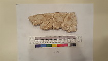 Stucco Fragment, Stucco; carved