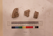 Stucco Fragment, Stucco; carved