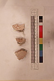 Stucco Fragment, Stucco; carved