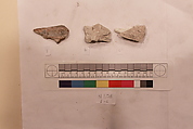 Stucco Fragment, Stucco; carved, painted