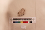 Stucco Fragment, Stucco; carved and painted