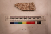 Stucco Fragment, Stucco; carved