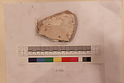 Stucco Fragment, Stucco; carved, painted