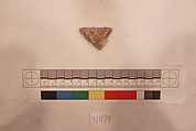 Stucco Fragment, Stucco; carved, painted