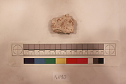 Stucco Fragment, Stucco; carved, painted